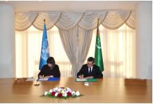 Photo of Turkmenistan and UN signed joint program for Improving the social protection
