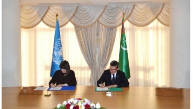 Photo of Turkmenistan and UN signed joint program for Improving the social protection
