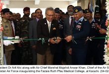 Photo of PRESIDENT INAUGURATES FAZAIA RUTH PFAU MEDICAL COLLEGE AT KARACHI