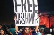 Photo of Kashmiri unites for right to self determination