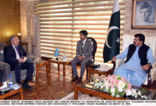 Photo of Sadiq Sanjrani receives Foreign Ministers of Iraq, Republic of Kazakhstan and Kyrgyz