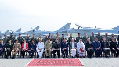 Photo of Imran Khan attended J-10C induction ceremony of PAF