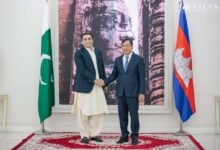 Photo of Foreign Minister’s Meeting with his Cambodian Counterpart in Phnom Penh