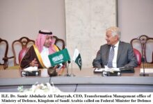 Photo of Asif appreciated successful conduct of World Defence Show by KSA