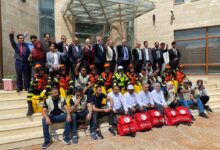 Photo of Palestinian humanitarian team arrive in Pakistan for relief work