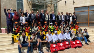 Photo of Palestinian humanitarian team arrive in Pakistan for relief work