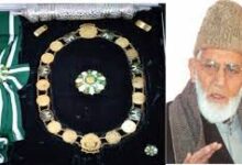 Photo of Syed Gilani remain an icon of the Kashmiri struggle for self-determination