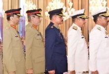 Photo of President confers military awards on armed forces personnel