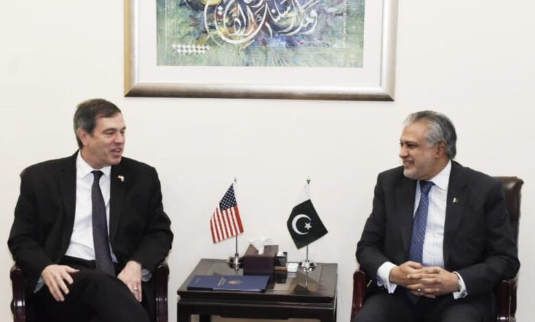 Photo of Dar Apprises country’s Economy Situation to Charge’d Affaires of Embassy USA