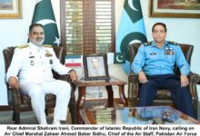 Photo of Rear Admiral Shahram of Iran Navy appreciated Pakistan’s continuous efforts for regional stability