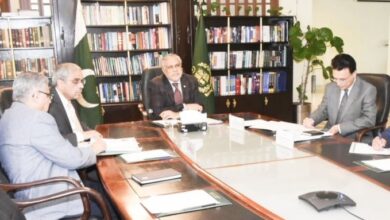 Photo of Dar Apprises H.E. Andrew Mitchell about the progress on IMF talks with Pakistan