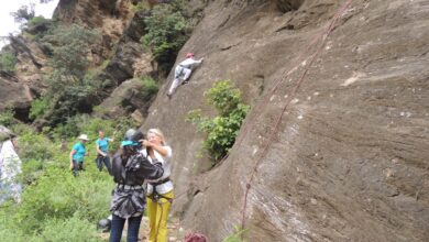 Photo of Skilled Climbers instruct Swat Females in Using Maps and Compass
