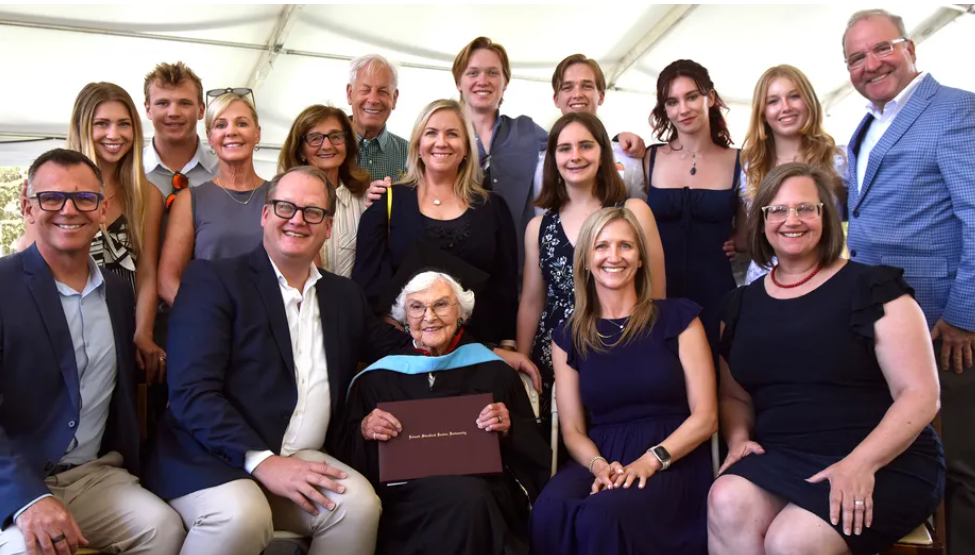105-year-old Stanford University Graduate Receives Her Master's Degree