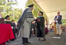 Photo of 105-year-old Stanford University Graduate Receives Her Master’s Degree