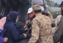 Photo of Mountaineer Samina Baig is Rescued From K2 Base Camp by the Pakistan Army