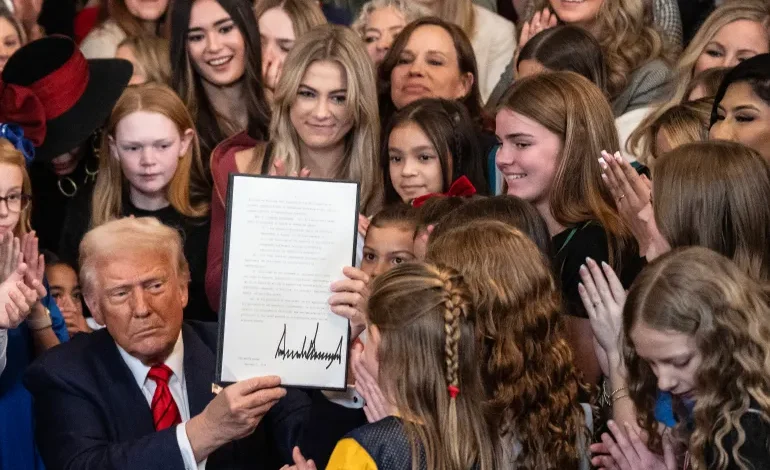 Trump Signs Executive Order to Ban Transgender Athletes from Women’s Sports