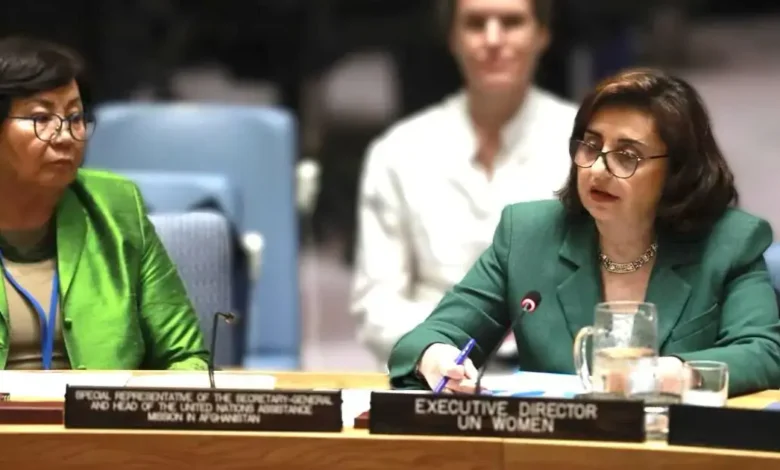 Sima Bahous Urges UN Action to Protect Afghan Women’s Rights at Security Council