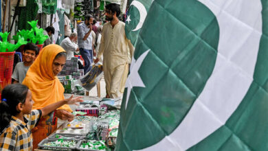 Photo of Women Vendors in Karachi Find Independence Day a Time for Business and Celebration